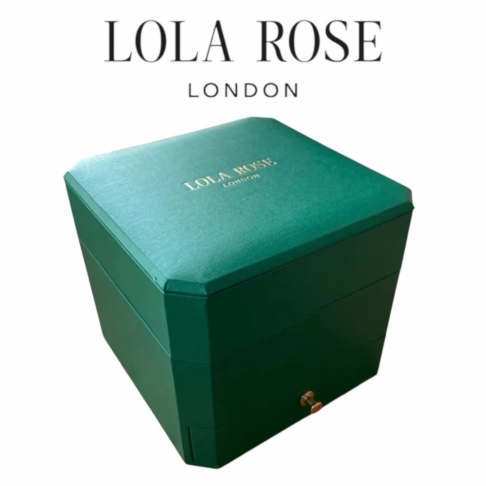Lola Rose VINTAGE‎ Velvet Lined Watch Box with Drawer